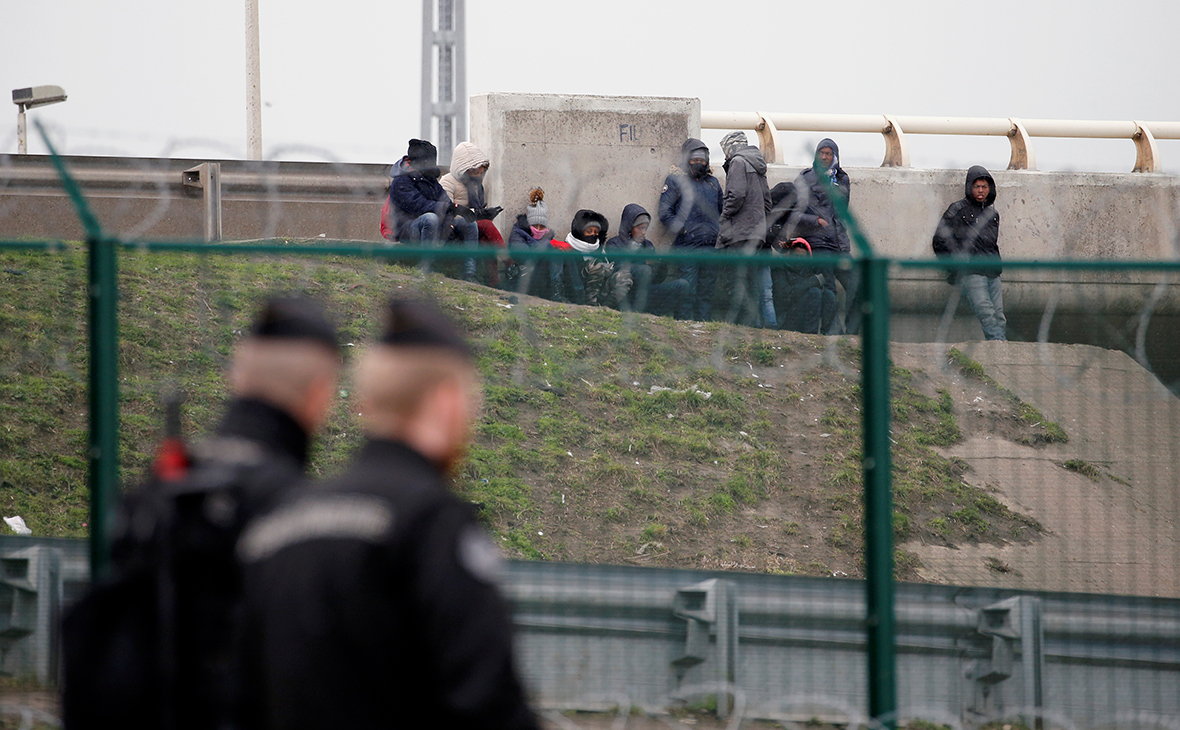 Мигранты в Кале. Февраль 2018 года