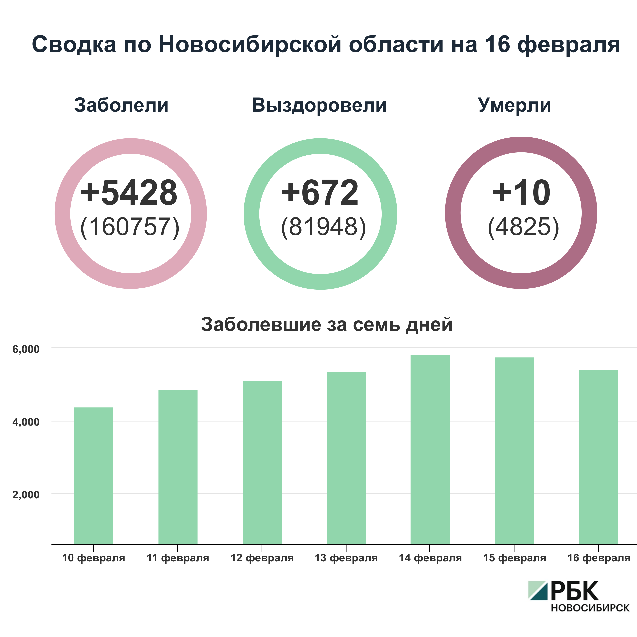 Коронавирус в Новосибирске: сводка на 16 февраля