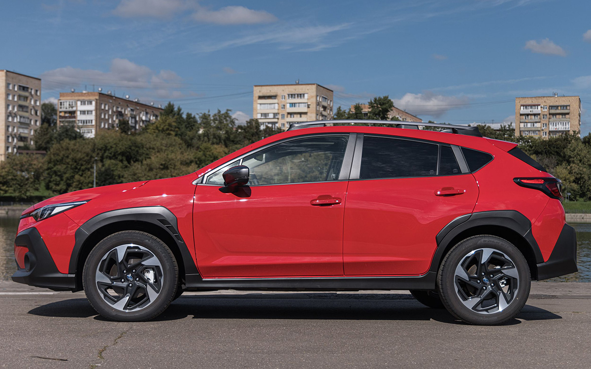 Защитный обвес по кузову&nbsp;Subaru Crosstrek прямо намекает на желание прохватить по&nbsp;бездорожью