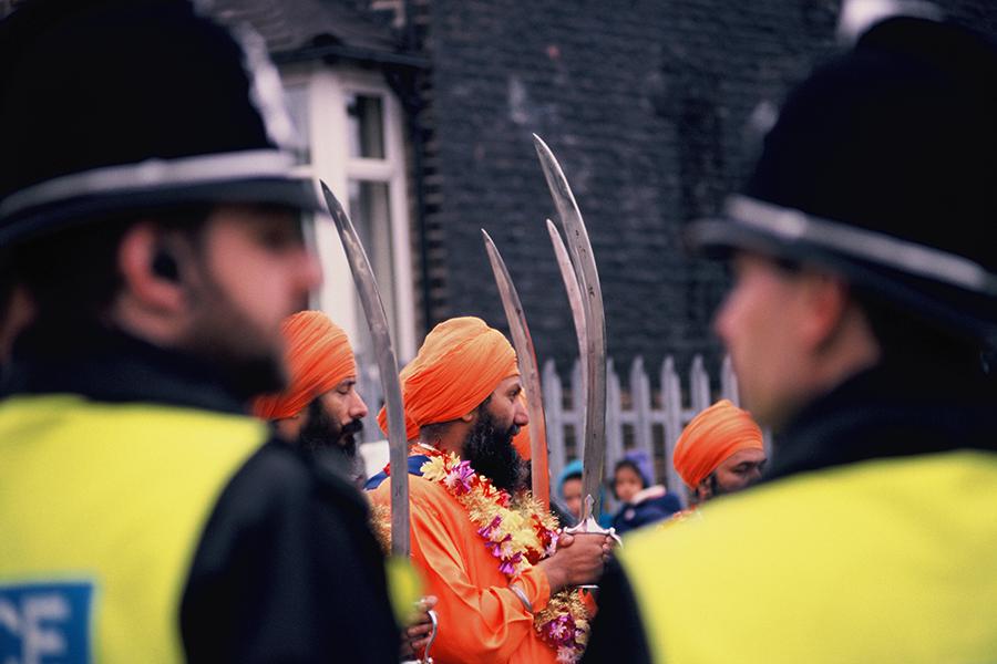 Сикхский праздник Вайсакхи в Брэдфорде, Великобритания