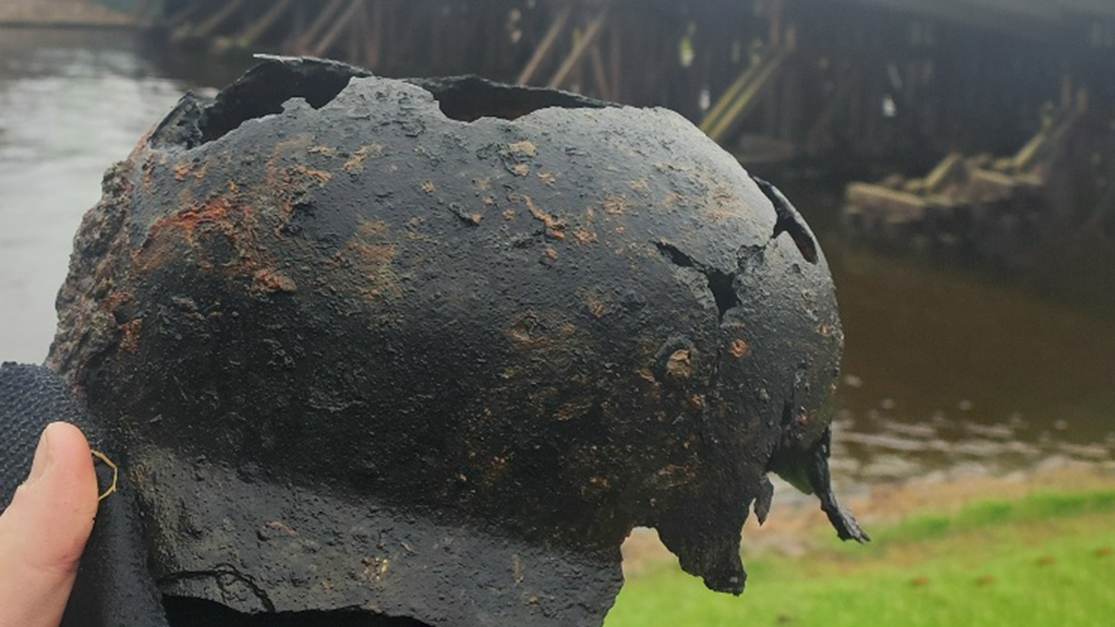 Каска немецкого солдата