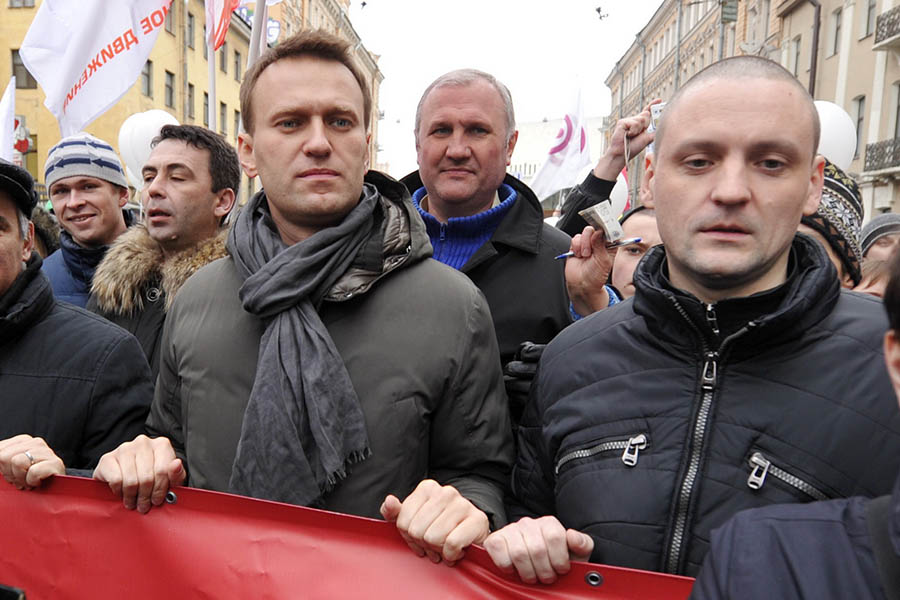 Алексей Навальный и Сергей Удальцов


