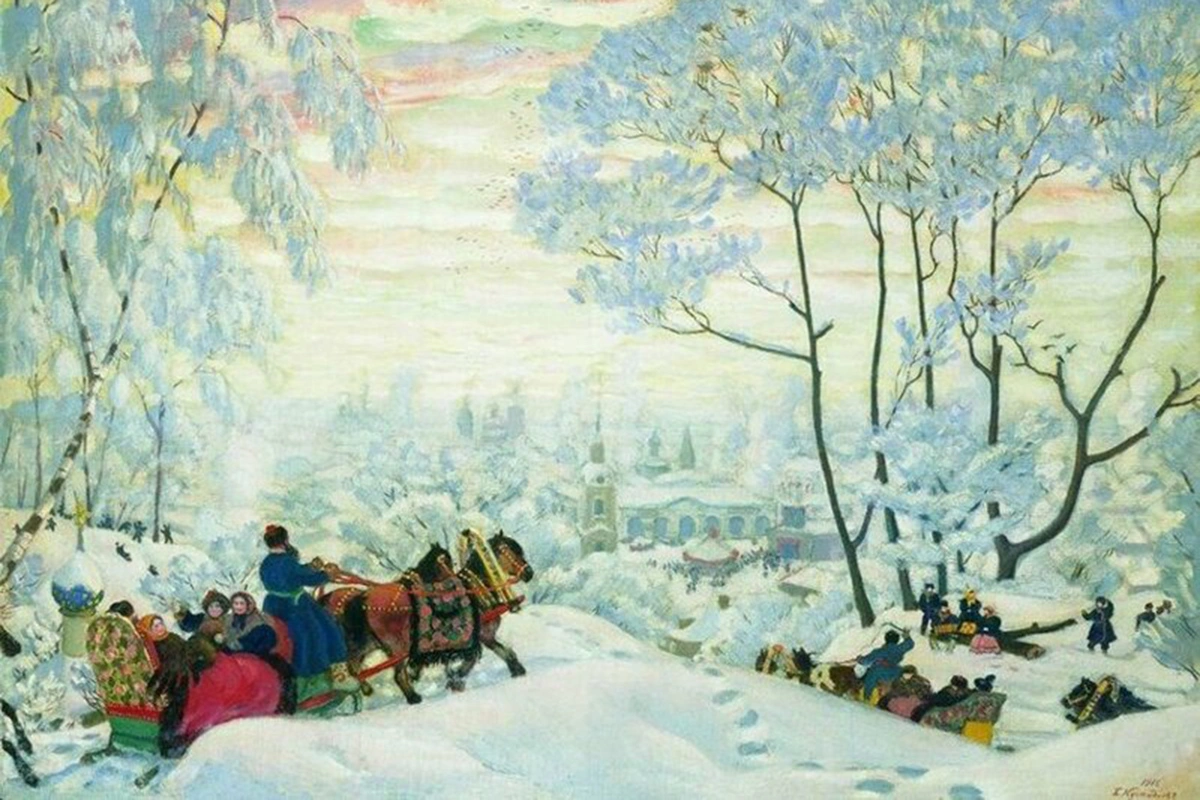 Борис Кустодиев, «Зима» (1916)