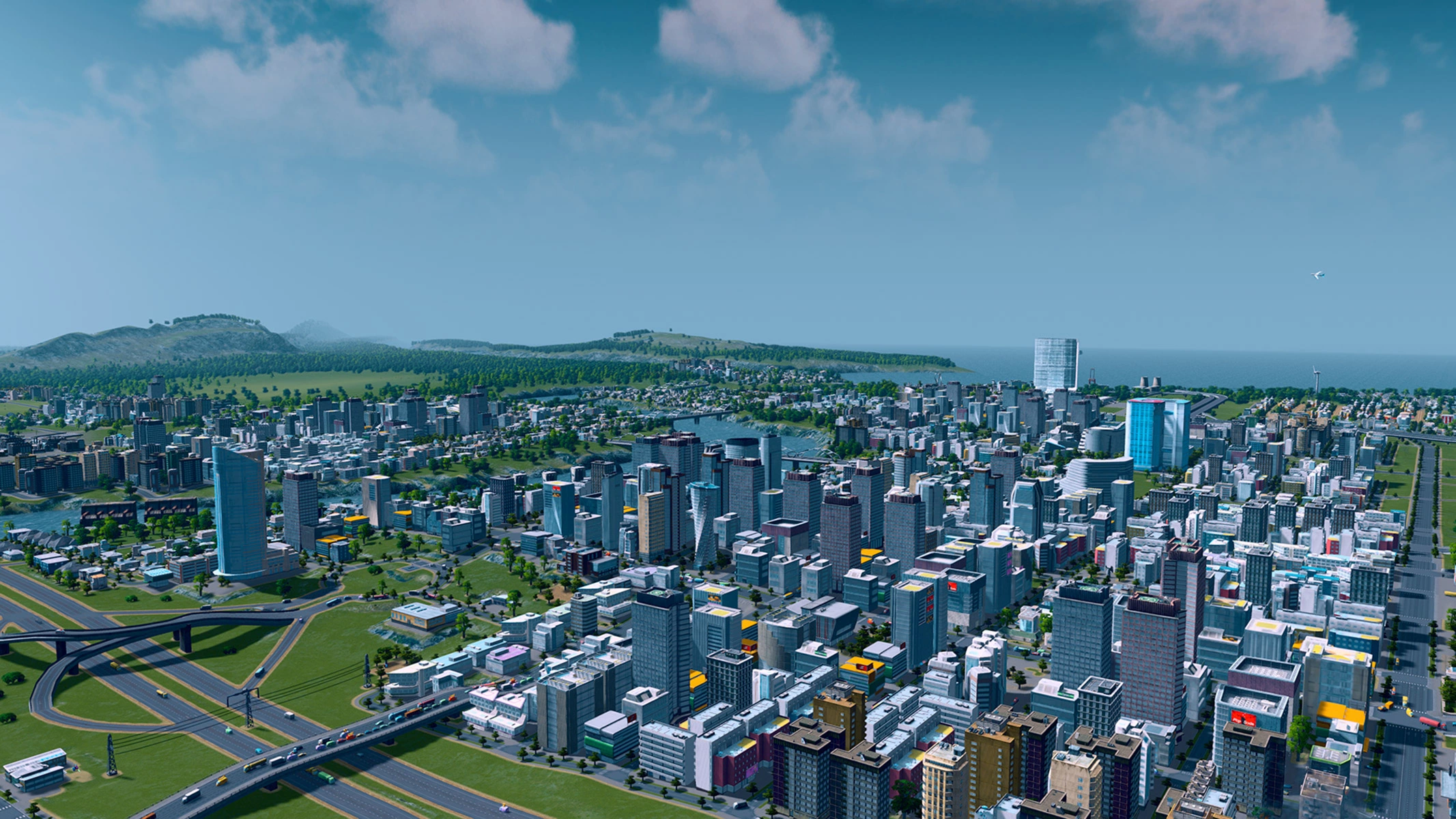 <p>Кадр из игры&nbsp;Cities Skylines</p>