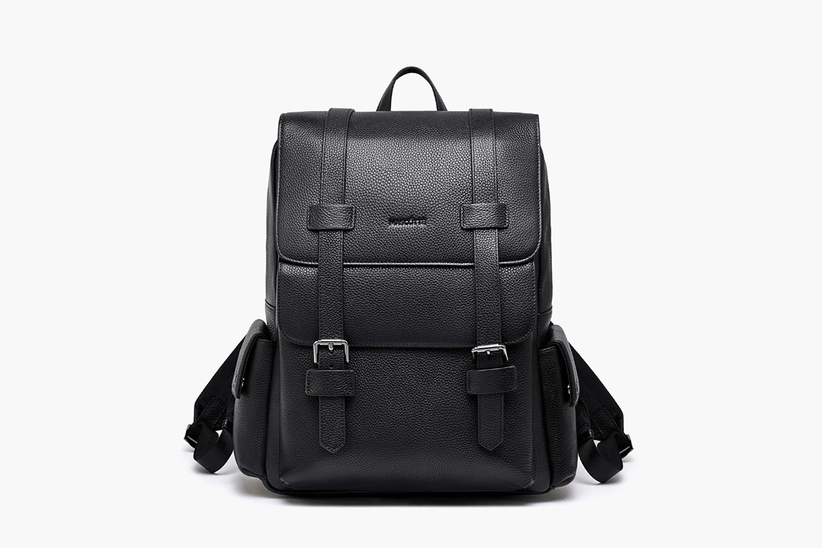 Мужской кожаный рюкзак