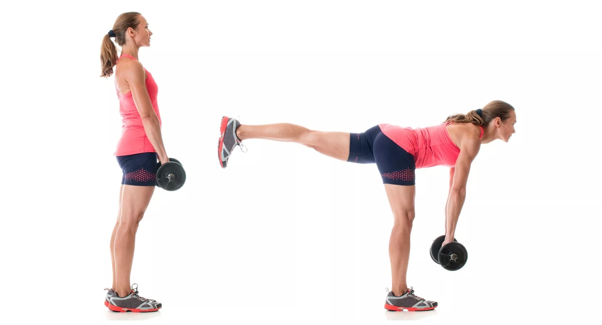 Становая тяга на одной ноге