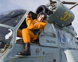 По факту крушения военного вертолета в море Лаптевых возбуждено дело