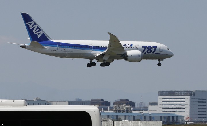 Испытания Boeing 787 Dreamliner в Японии