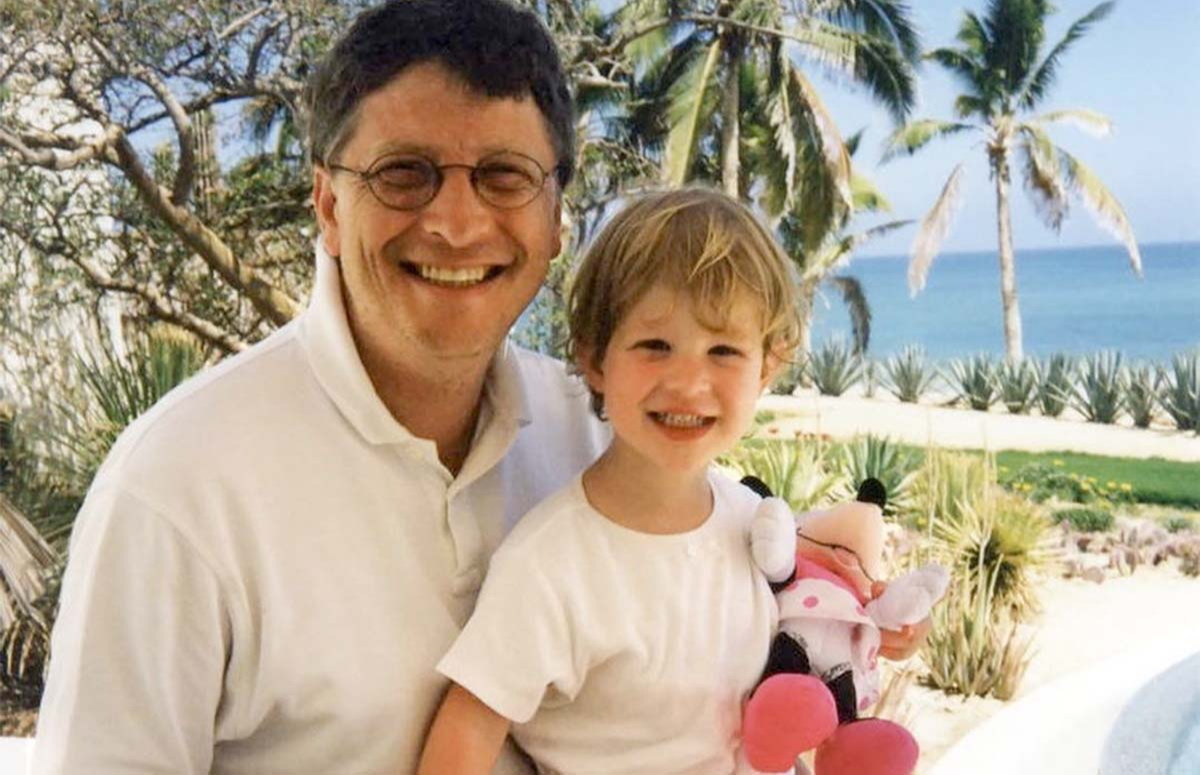 Билл Гейтс с дочерью Дженнифер