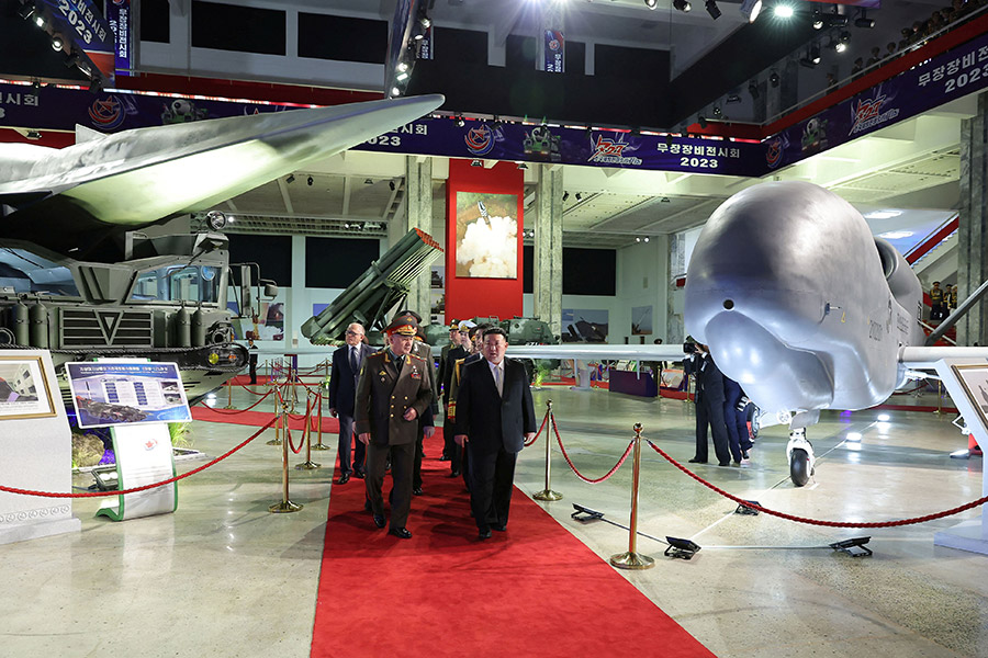 На выставке были представлены северокорейские&nbsp;беспилотники