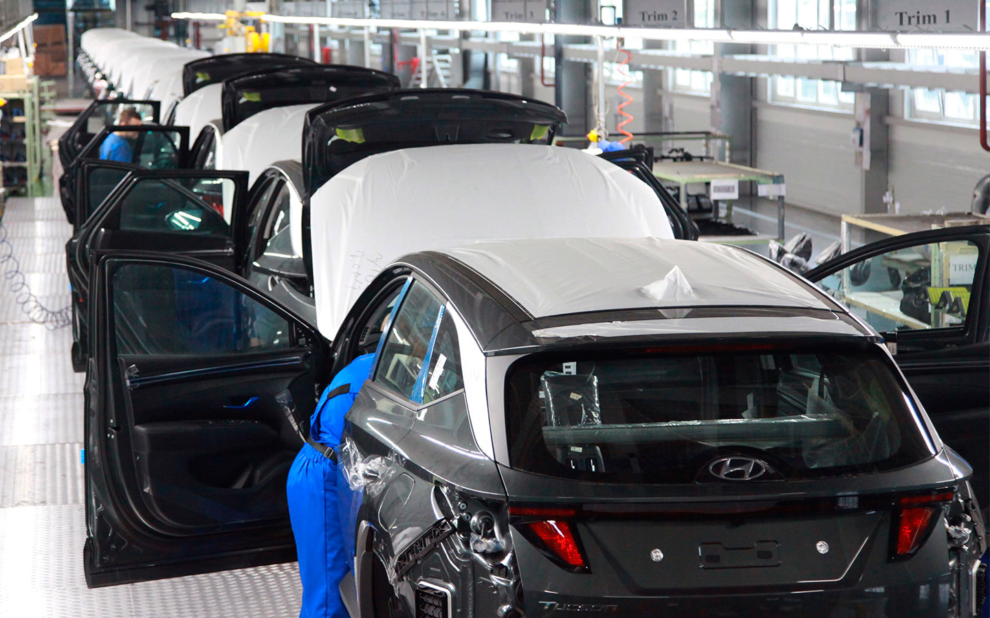 В Калининграде началось производство нового Hyundai Tucson для России
