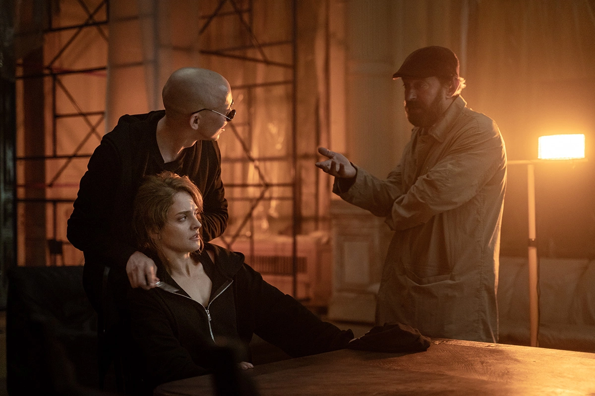 Кадры со съемок сериала «Метод»