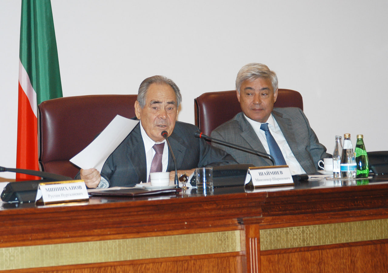 Минтимер Шаймиев и Фарид Мухаметшин, 2007 год.