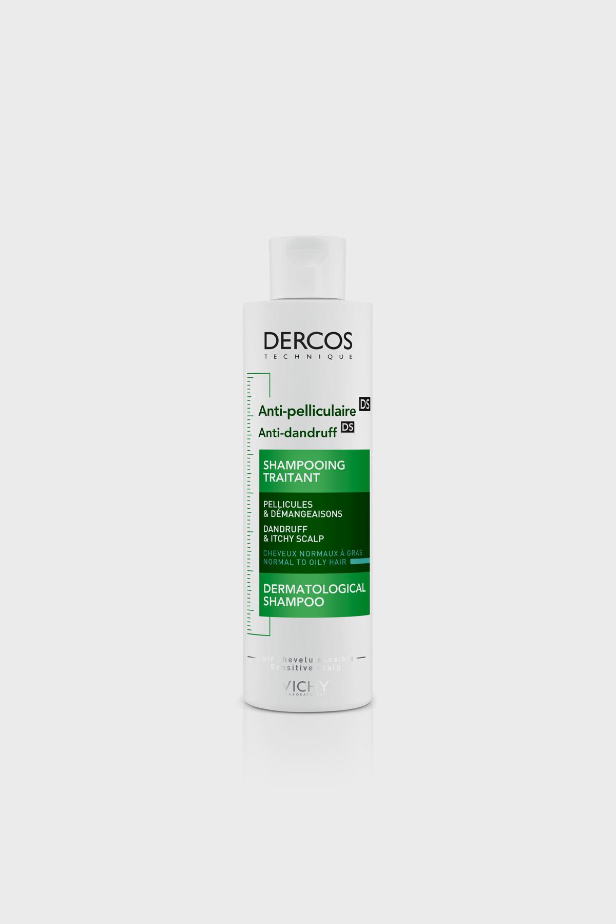 Интенсивный шампунь-уход против перхоти для сухих волос Dercos, Vichy, 2903 руб. (Ozon)