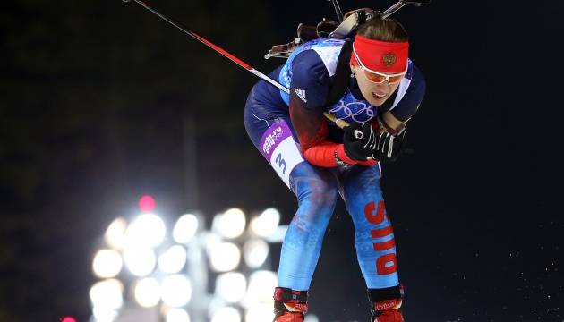 Ольга Вилухина смогла финишировать второй и принести женской сборной России серебро в эстафетной гонке.