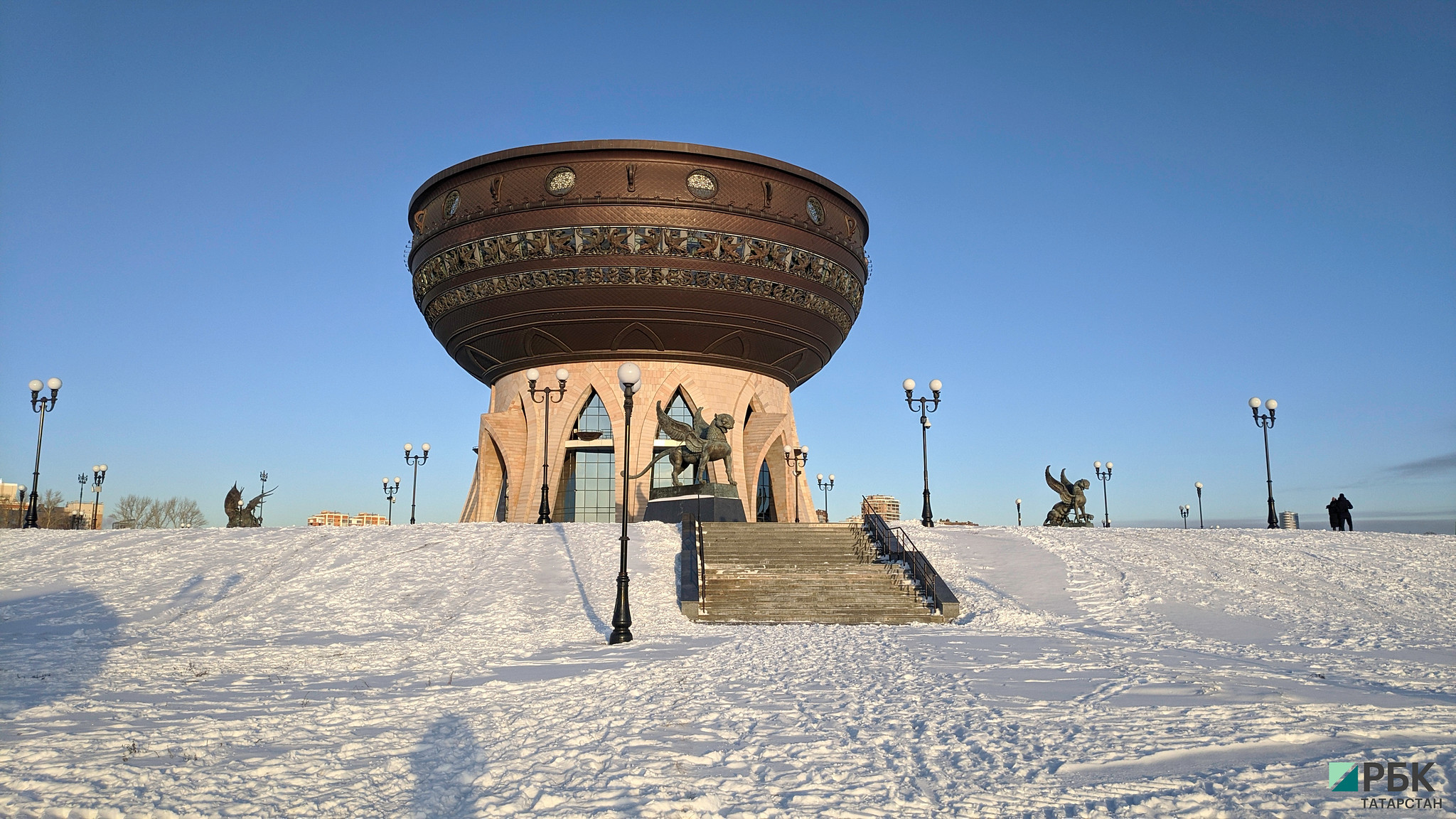 В Татарстане прогнозировали снег и потепление