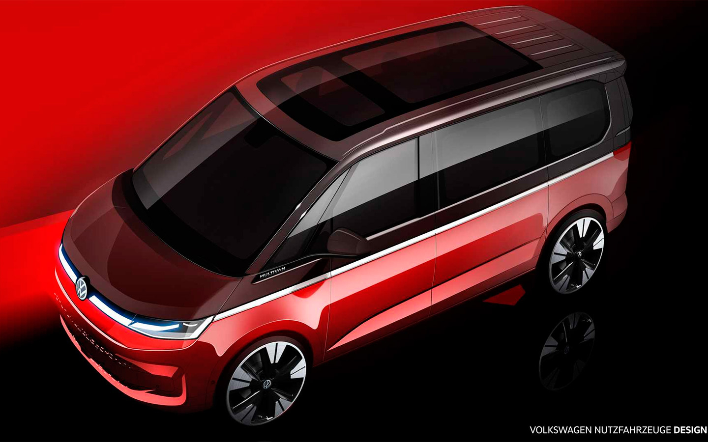 Volkswagen показал внешность нового Multivan