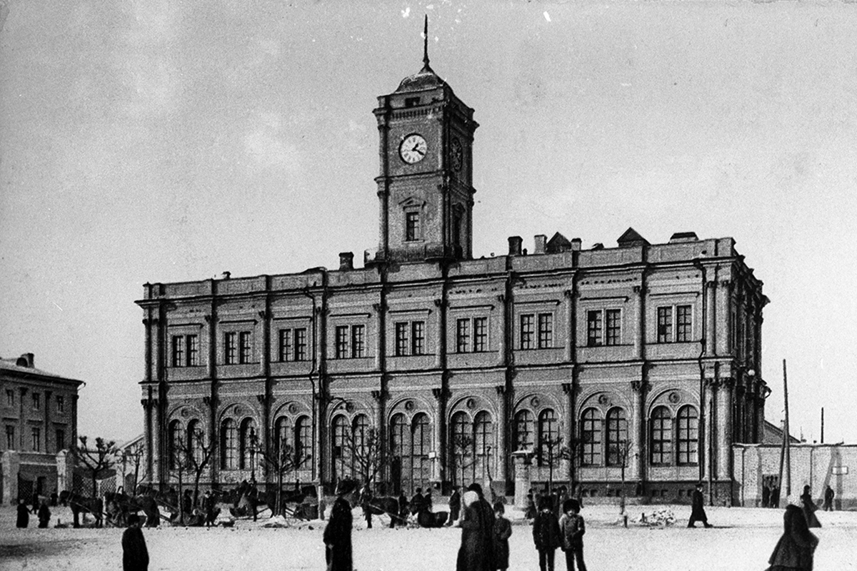 Ленинградский вокзал. 1855 год