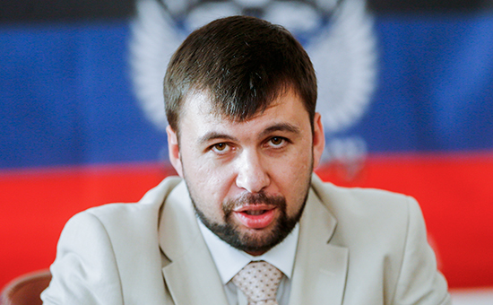 Один из лидеров ополченцев Донбасса Денис Пушилин