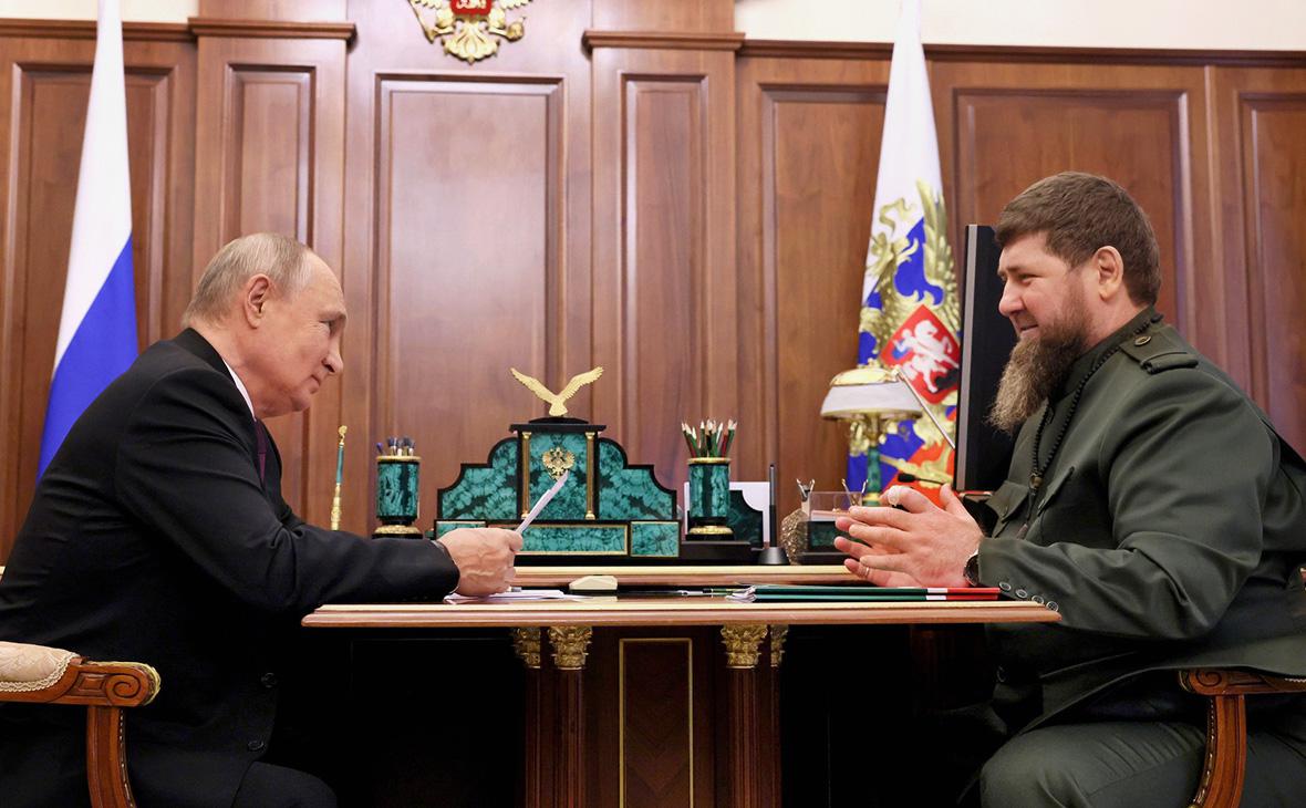 Владимир Путин и&nbsp;Рамзан&nbsp;Кадыров