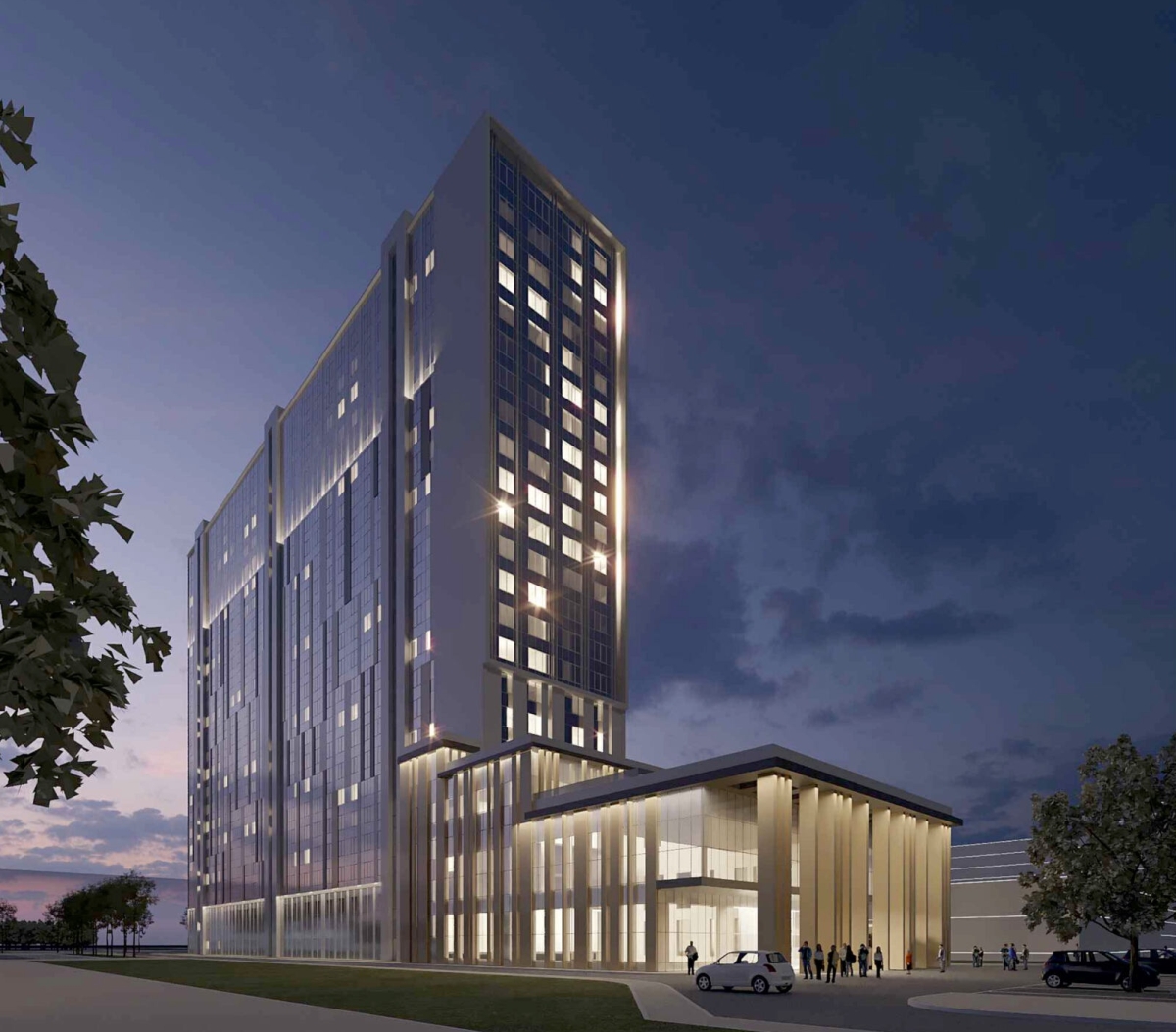 Рендер облика гостиницы