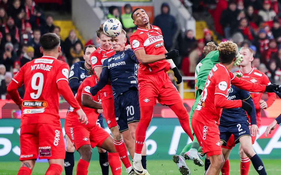 «Динамо» после двух отмененных голов сыграло вничью со «Спартаком»