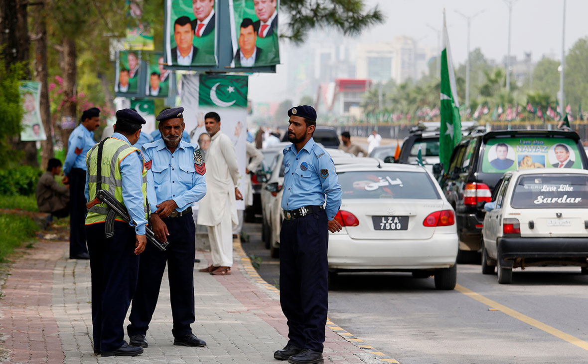Полицейские в Исламабаде, Пакистан