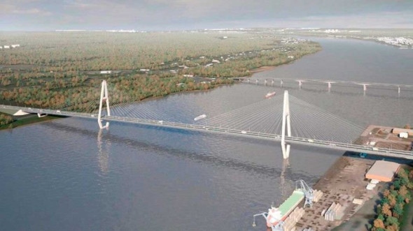 Фото: Проект третьего моста через Каму (Фото: министерство строительство Пермского края)