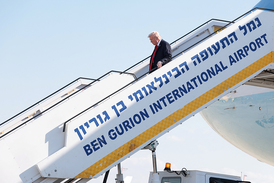 В день освобождения заложников в Иерусалим прибыл президент США Дональд Трамп.