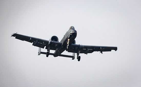 Штурмовик ВВС США A-10. Фото 2015 года
