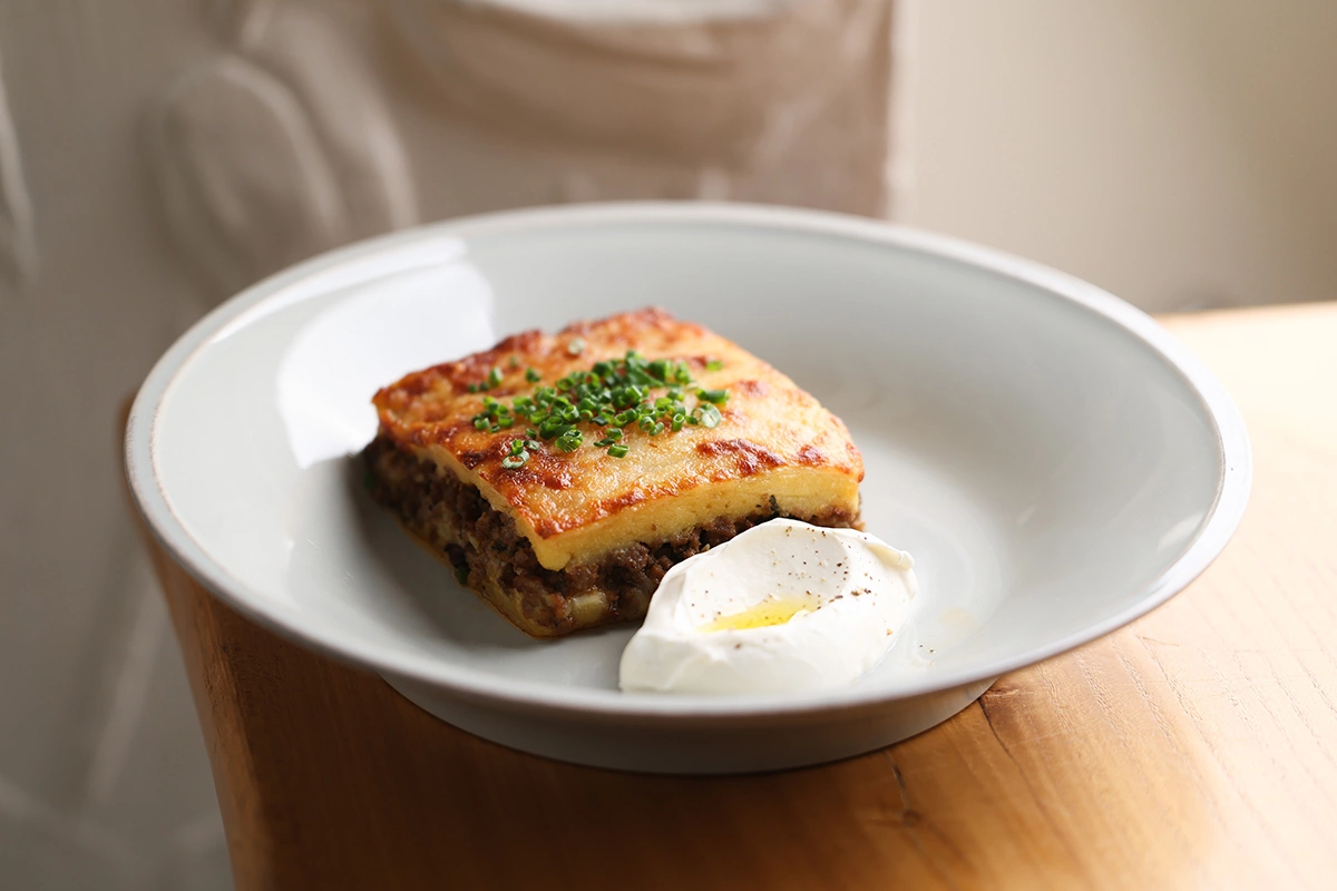 Картофельная запеканка с говяжьим фаршем