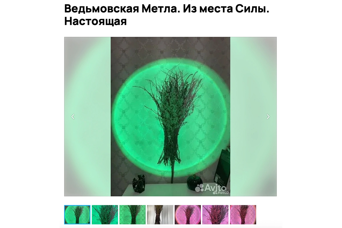 На «Авито» можно купить метлу по цене квартиры. Что в ней необычного