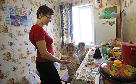 Светлана Давыдова с детьми