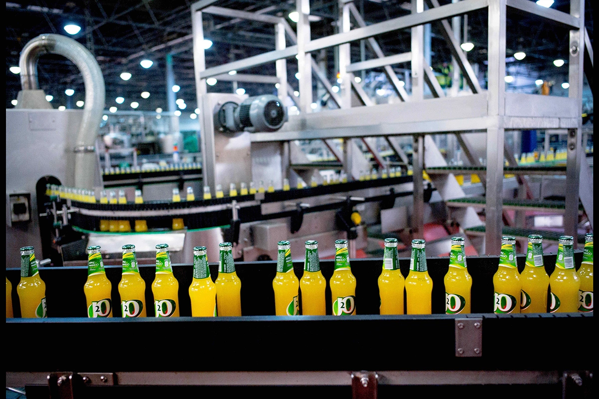 Производство безалкогольных напитков Britvic в Великобритании