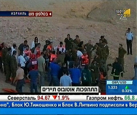 В Израиле разбился автобус с россиянами: 24 погибших