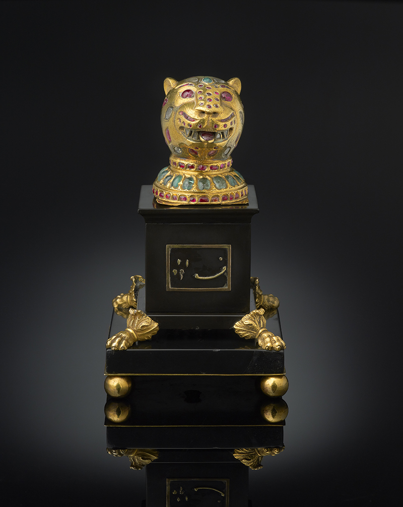 Декоративный элемент трона султана Типу, Майсор, Индия, 1787-1793