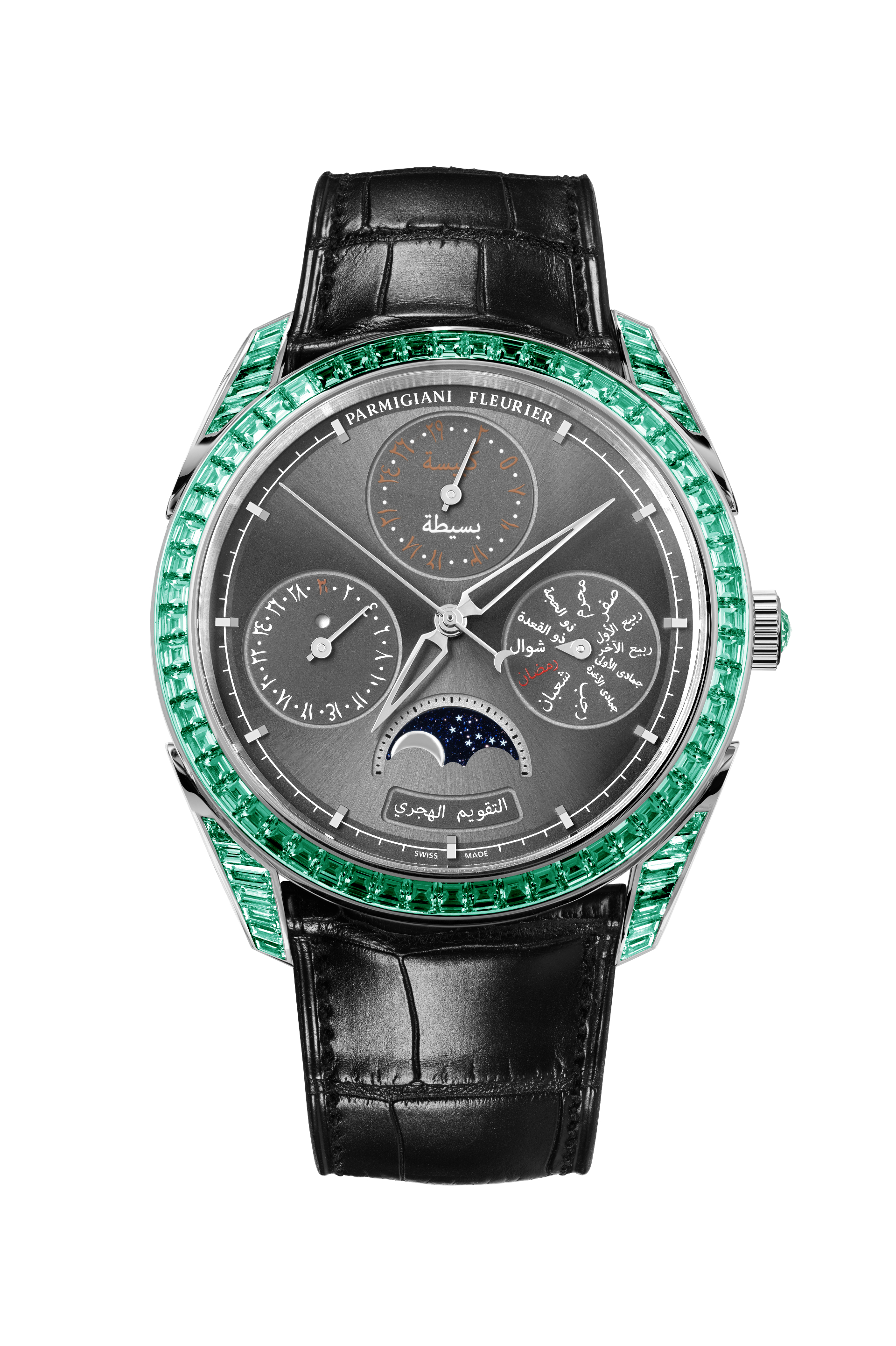 Часы Tonda Hijri Perpetual Calendar Emeralds