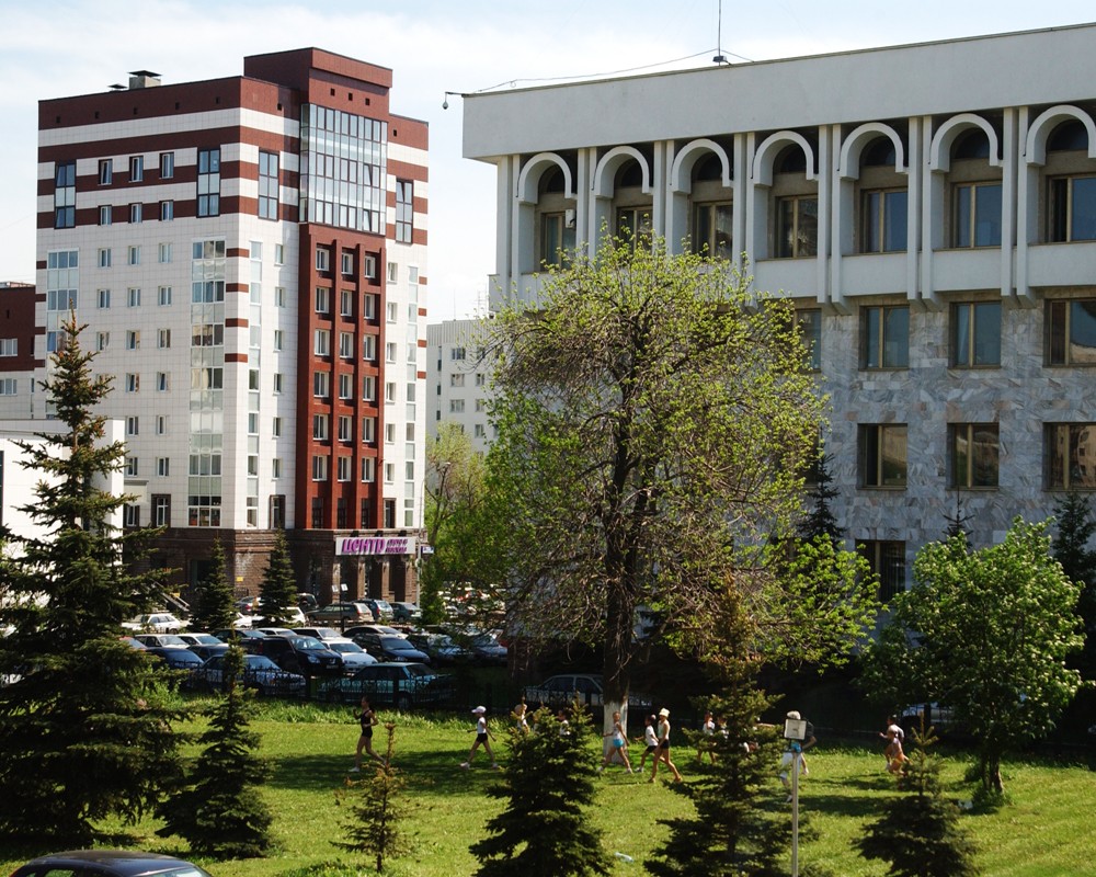 Здание ФСБ в центре Уфы
