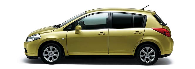 Nissan планирует продажи Tiida в США и Европе