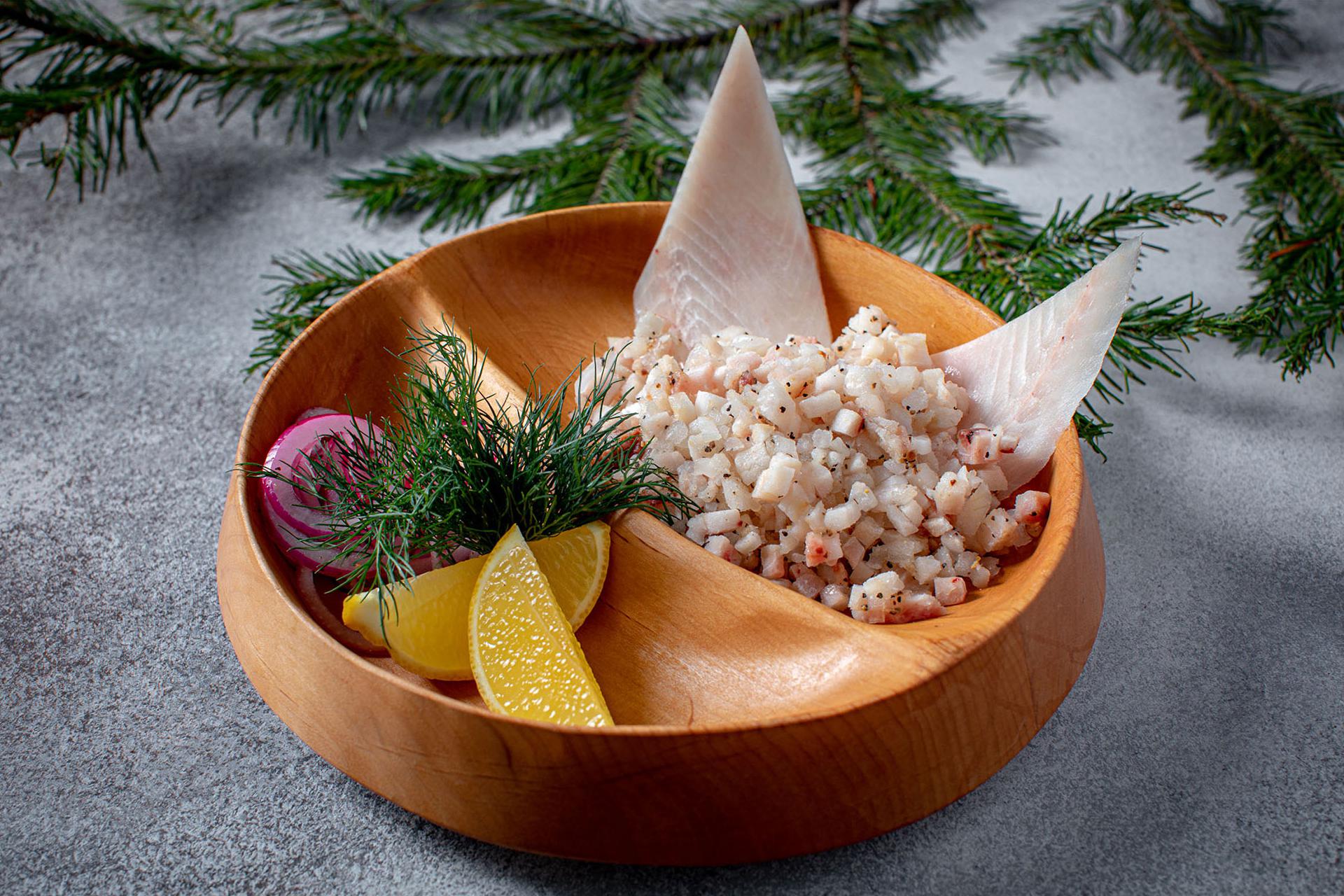 Индигирка из мороженой нельмы