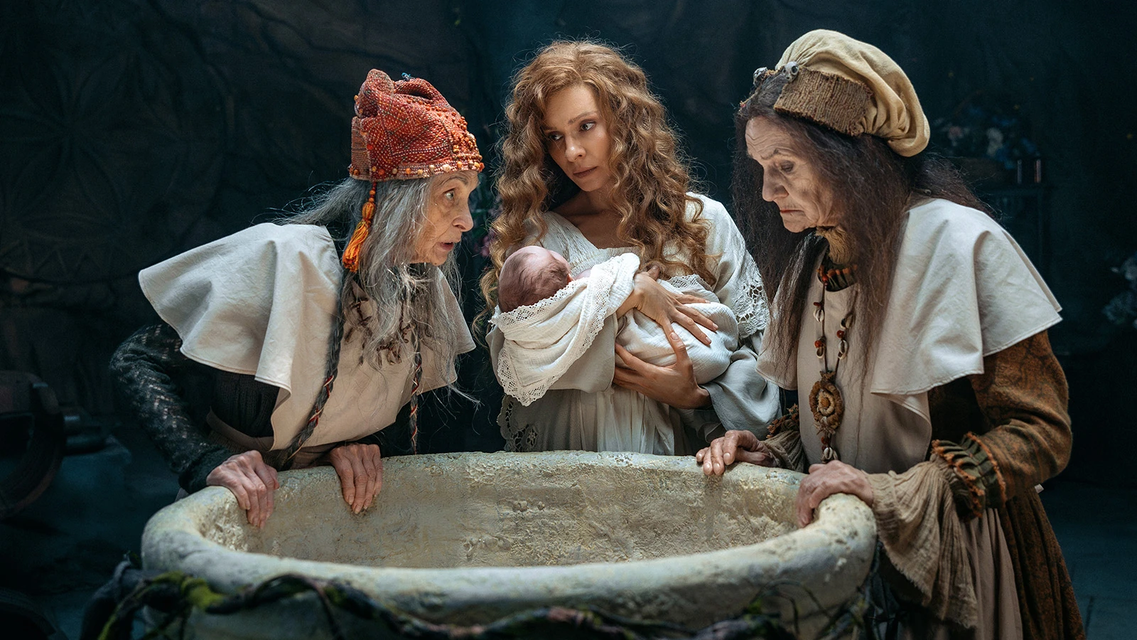 Кадры со съемок сериала «Очарованные»