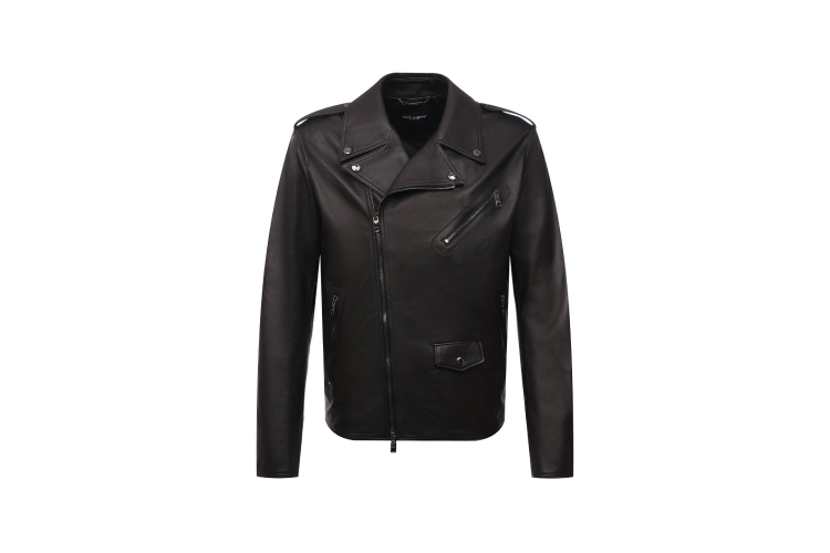 Кожаная куртка, 282&nbsp;000 руб., Dolce &amp; Gabbana