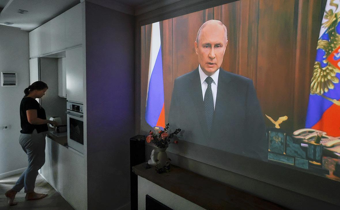 Трансляция обращения&nbsp;Владимира Путина к гражданам РФ
