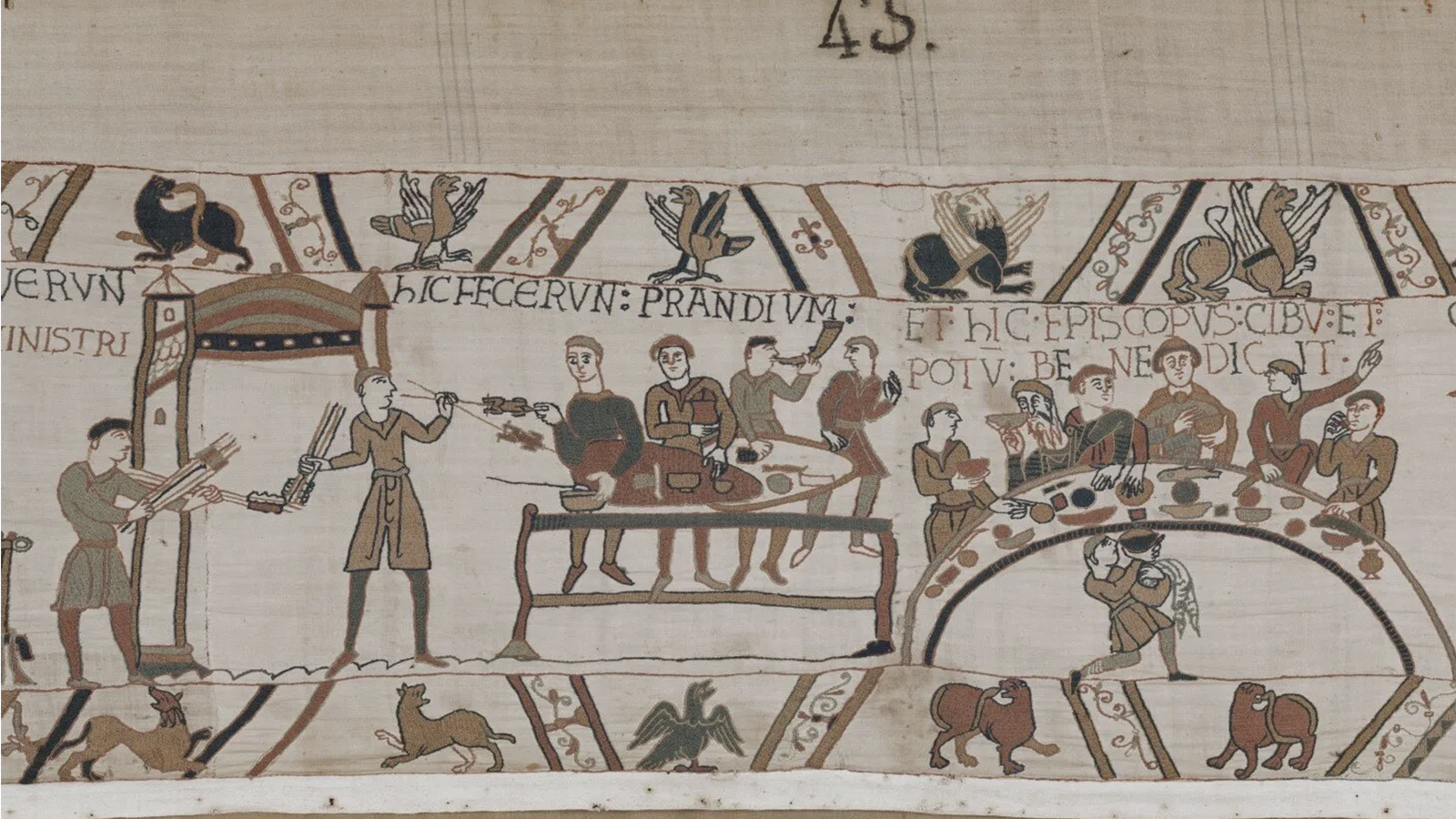 Сцена из гобелена Байё