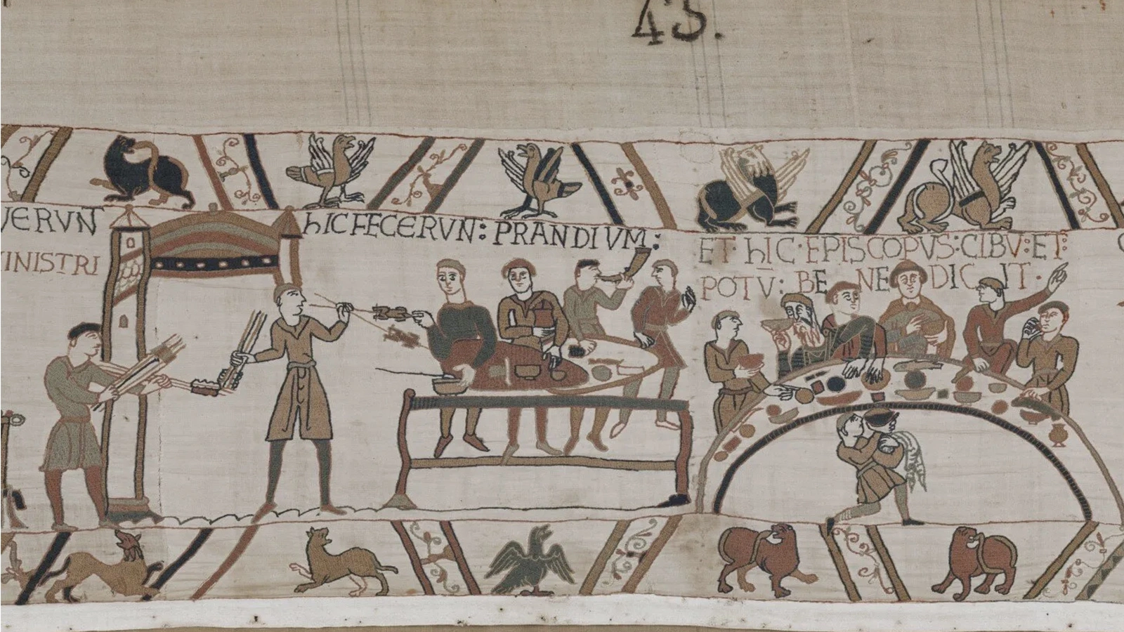 Сцена из гобелена Байё