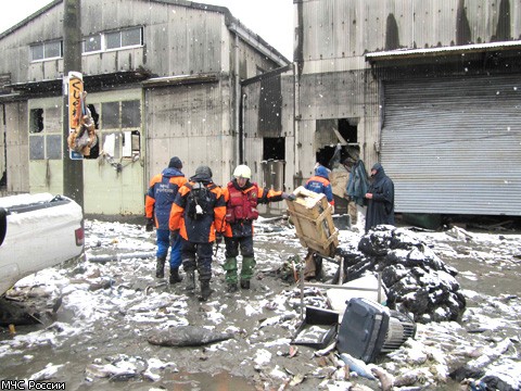 Последствия землетрясения в Японии