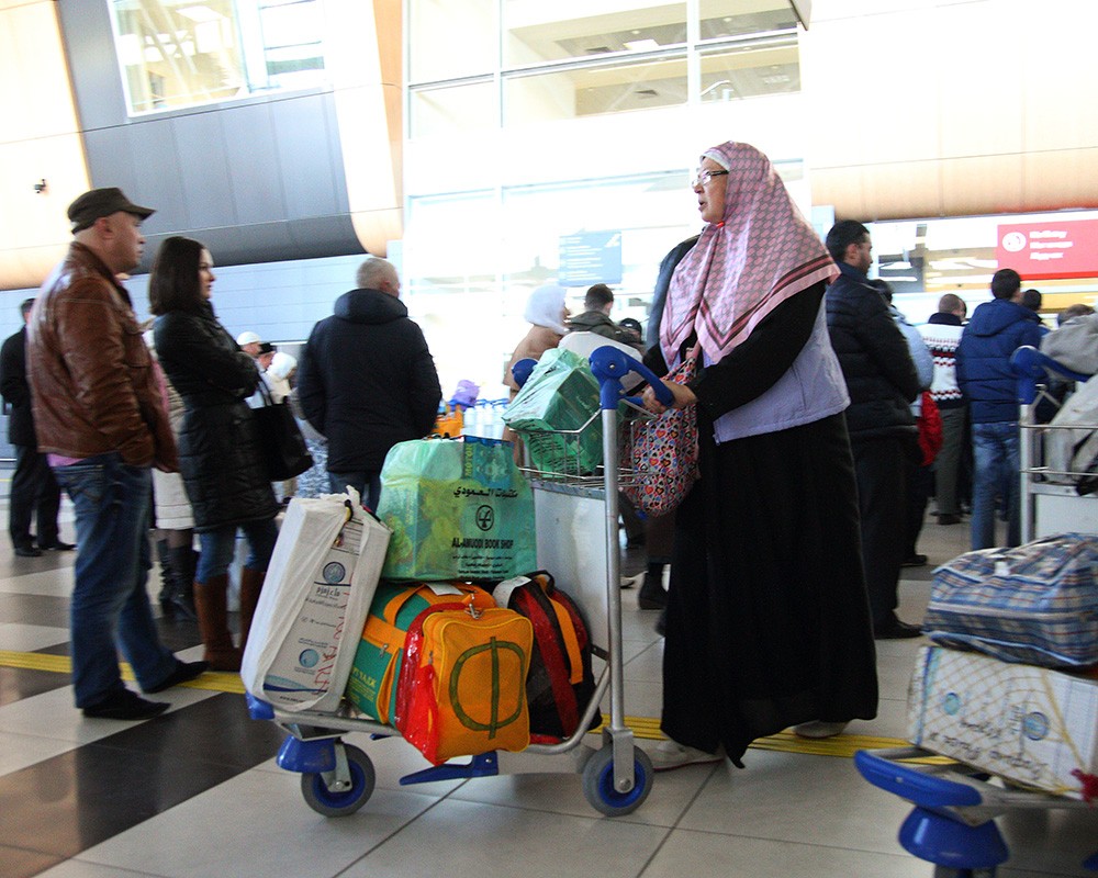 Казанский аэропорт принял первую группу паломников из хаджа.
