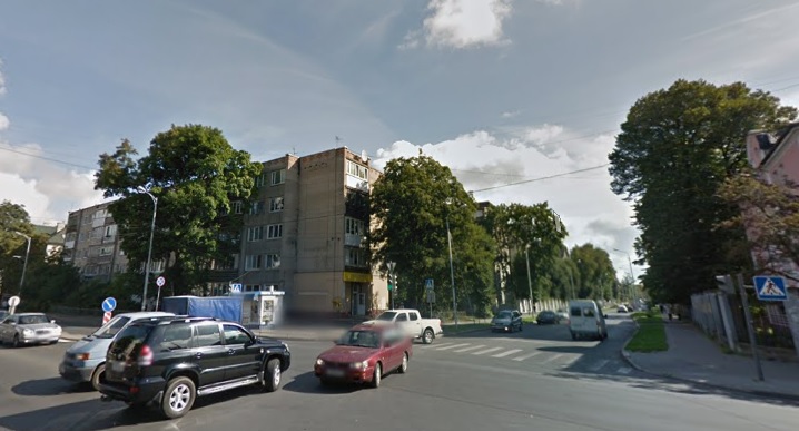 Фото: Въезд на ул. Артиллерийскую. Скриншот Google Maps