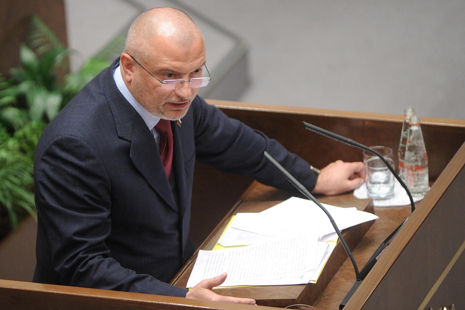 Андрей Клишас на заседании Совета Федерации, Москва,&nbsp;18 июля 2012 года