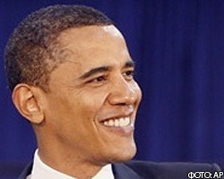 Б.Обама зажег огни на главной елке США